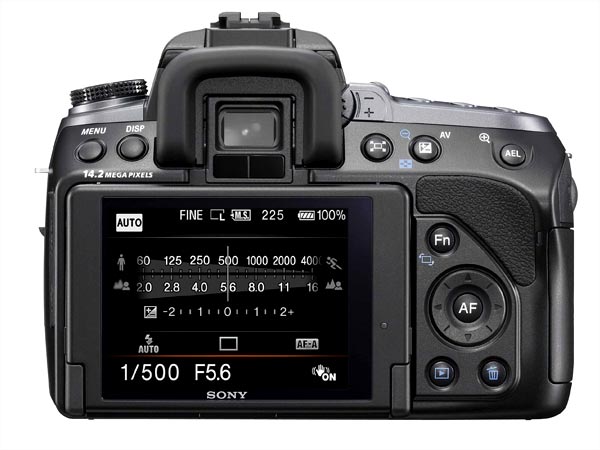 Sony A550 DSLR  digital camera