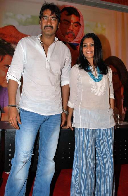 Ajay Devgan And Konkana Sharma
