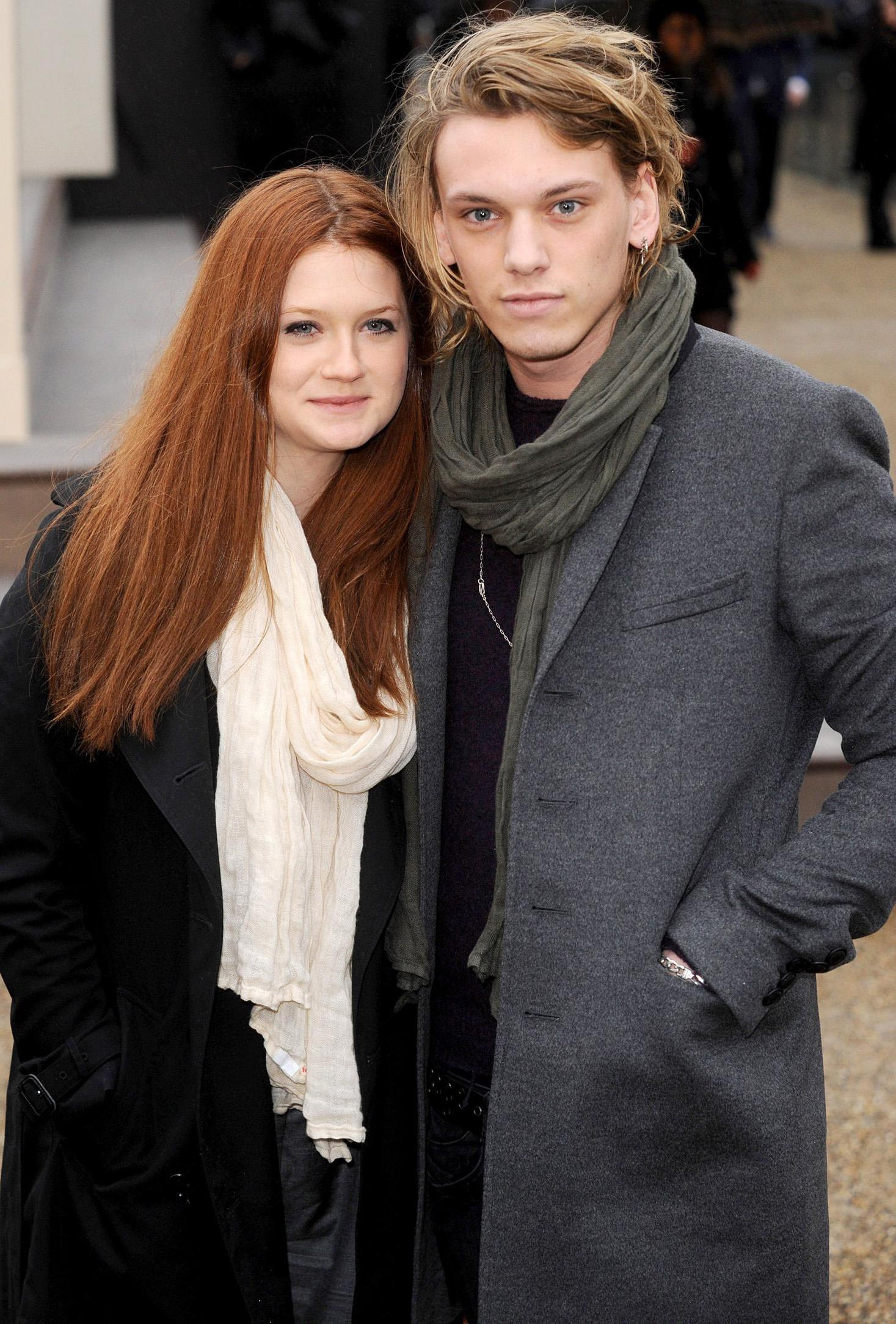 Bonnie Wright with Jamie Campbell Bower 