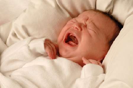 Baby Crying Due to Colic