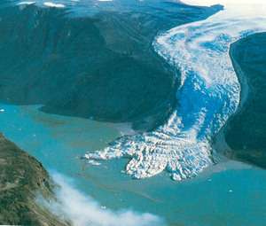 A Melting Himalayan Glacier