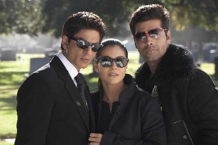 Karan Johar, Shah Rukh Khan And Kajol