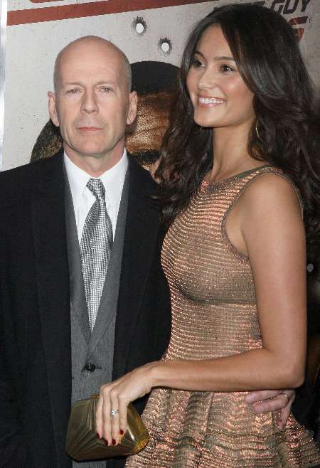 Bruce Willis with wife Emma Heming 